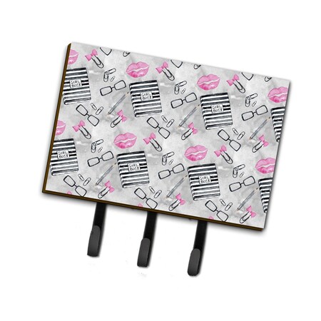 Jensendistributionservices Watercolor Girl Boss Journaling Leash or Key Holder, 6 x 2 x 9 in. MI1717076